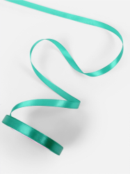 Изображение Лента атласная, 10 мм, 23±1 м, бирюзовая №54